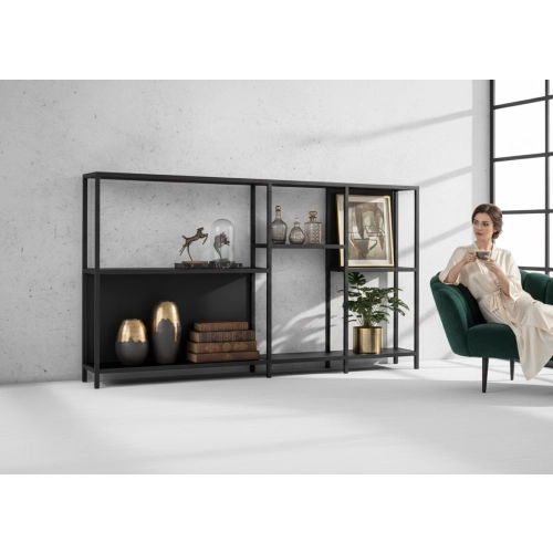 KONSOLA - REGAŁA CZARNY SKD-374